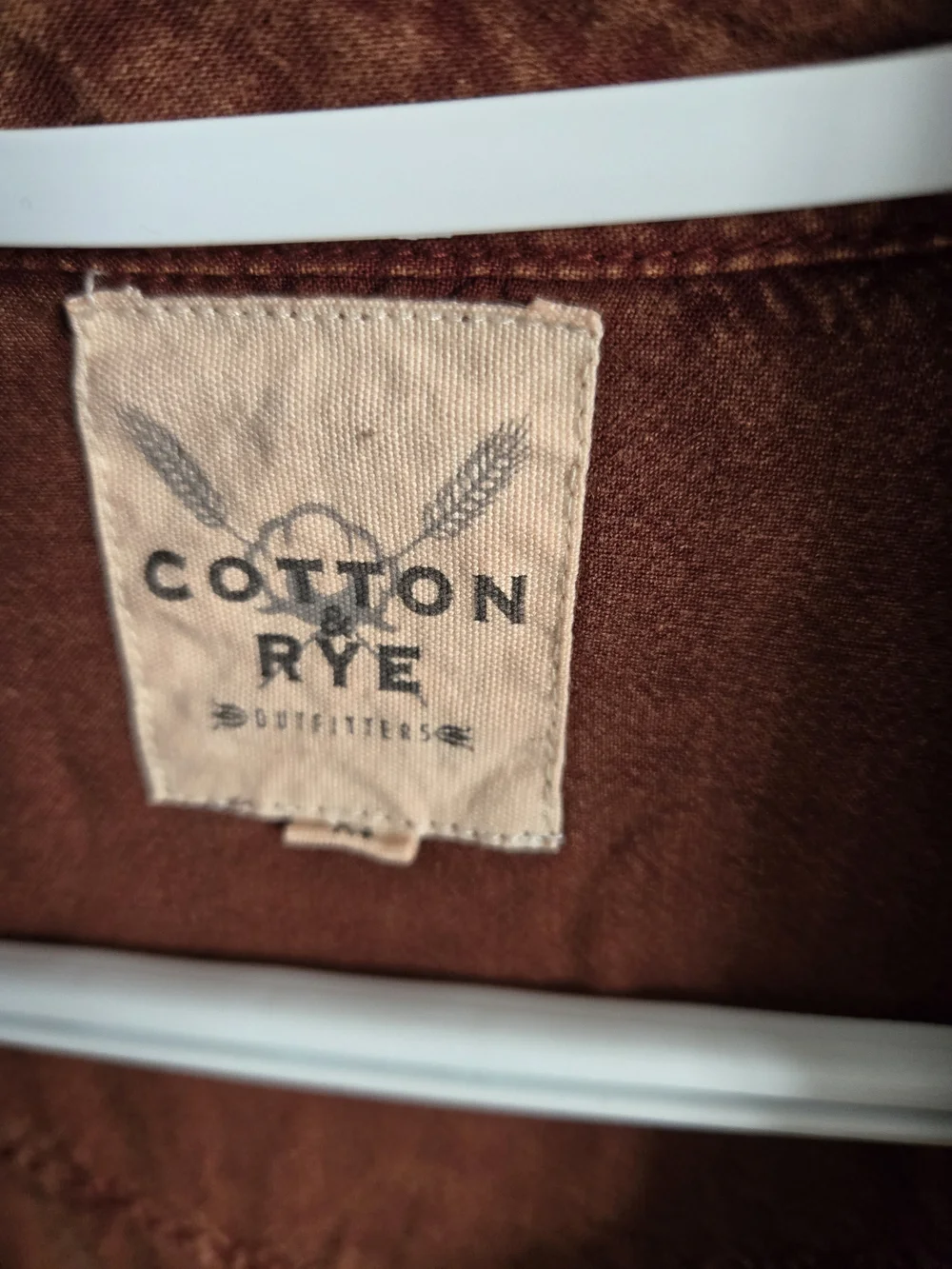 Women's Button-Down Shirt - Rust - Picture 3 of 3